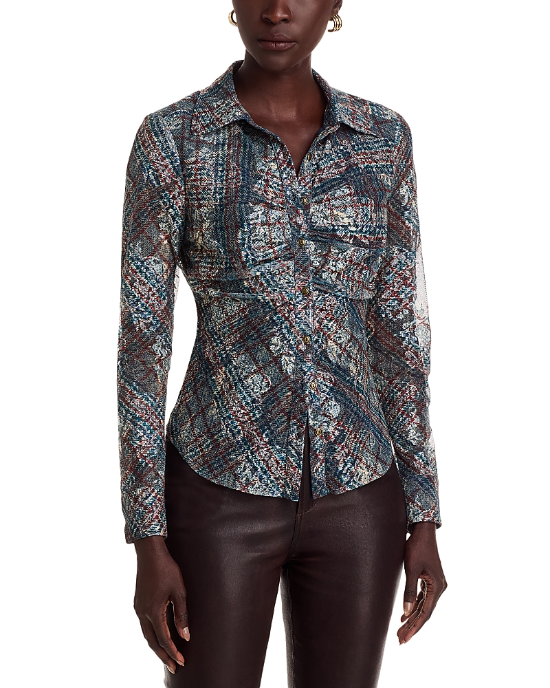 Ramy Brook Plaid Hamilton Shirt