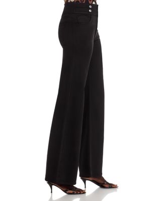 Liv High Rise Wide Leg Jeans in Black