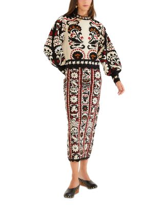 Winter Tapestry Stripes Sweater