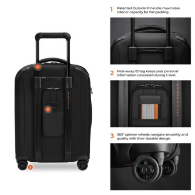 ZDX Essential Global Spinner Carry On Bag
