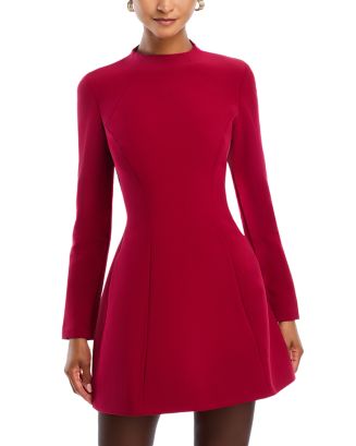 bardot long sleeve dress Bardot Ola Long Sleeve Midi Dress Navy