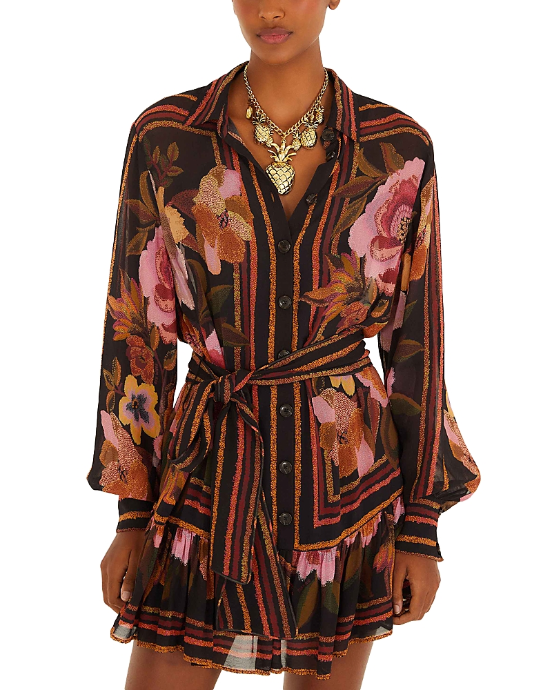 Farm Rio Mini Shirt Dress