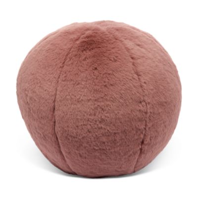 Big Rabbit Faux Fur Ball Pillow - Exclusive