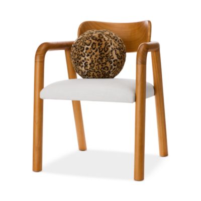 Big Rabbit Faux Fur Ball Pillow - Exclusive