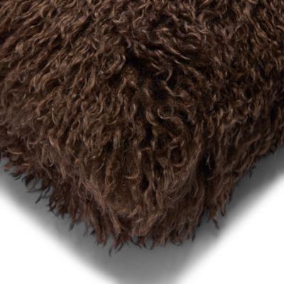 Mongolian Faux Fur Decorative Pillow, 12&amp;quot; x 22&amp;quot; - Exclusive