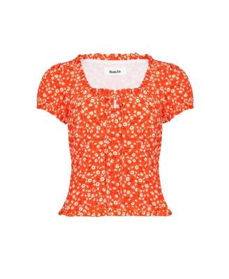 Ditsy Empire Seam Top