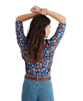 Women's Wavecrest Quarter Sleeve Top