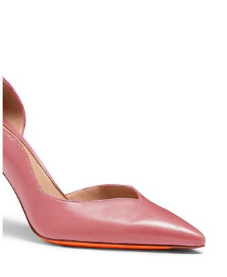 Women's Leather High-Heel Pump