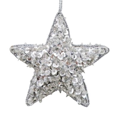 Star Ornament Beaded &amp; Sequin