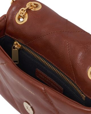 Le Mini Fanny Brown Leather Crossbody Bag 