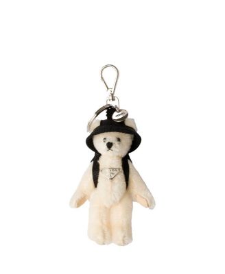 Teddy Bag Charm with Metal Ring
