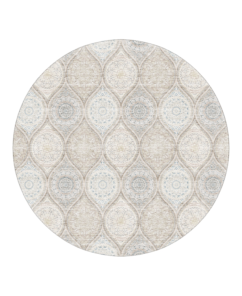 Dalyn Rug Company Dalyn Neo No7 Round Area Rug, 8' X 8' In Sand