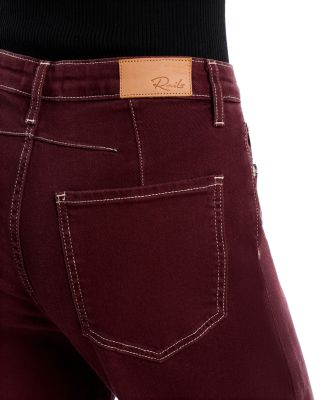 Samo High Rise Barrel Leg Jeans in Chocolate 