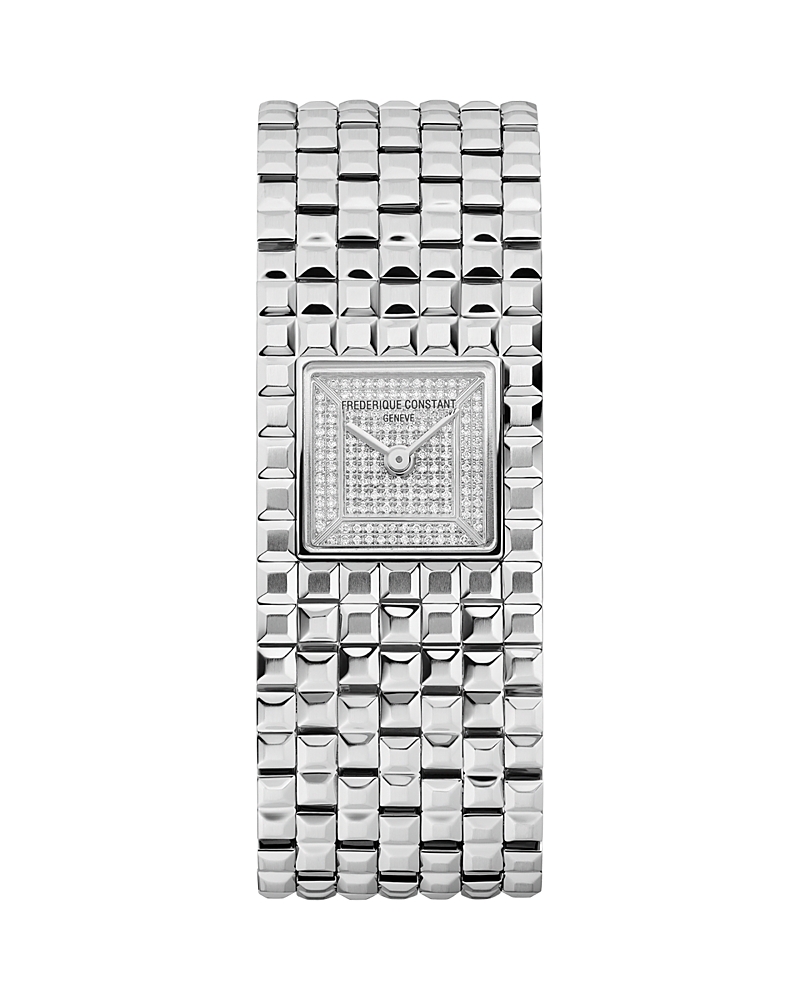 Frederique Constant Manchette Watch, 20mm X 26mm In Metallic