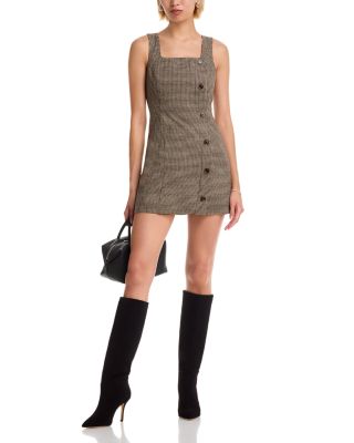 Houndstooth Mini Dress