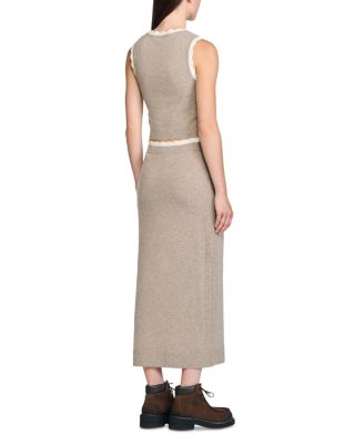 Sleeveless Knit Sweater 