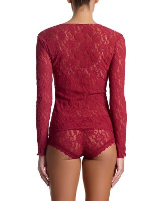 Signature Lace Long Sleeve Top