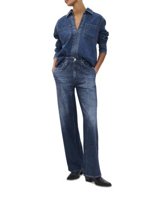 Miramar Cotton Terry Wide Leg Sweatpant Jeans