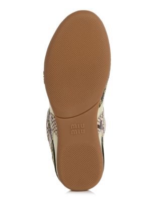 Women's Snake Embossed Sneakers