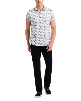 Neon Wheels Button Down Shirt