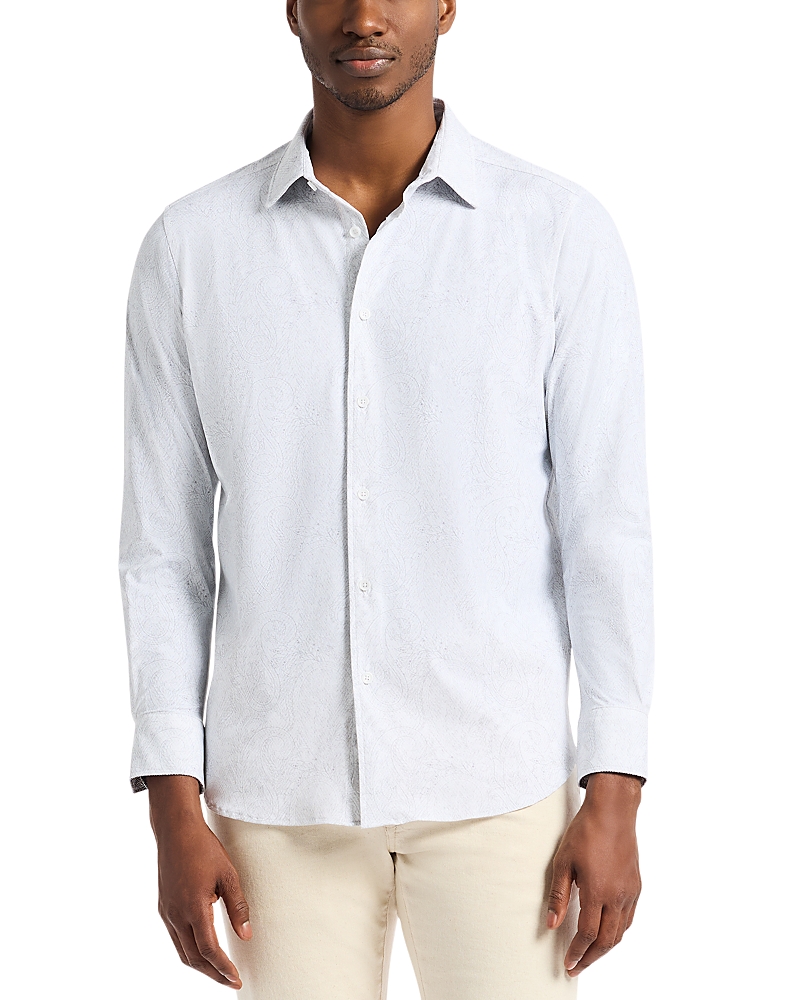Robert Graham Thurston Long Sleeve Button Down Shirt In Blue