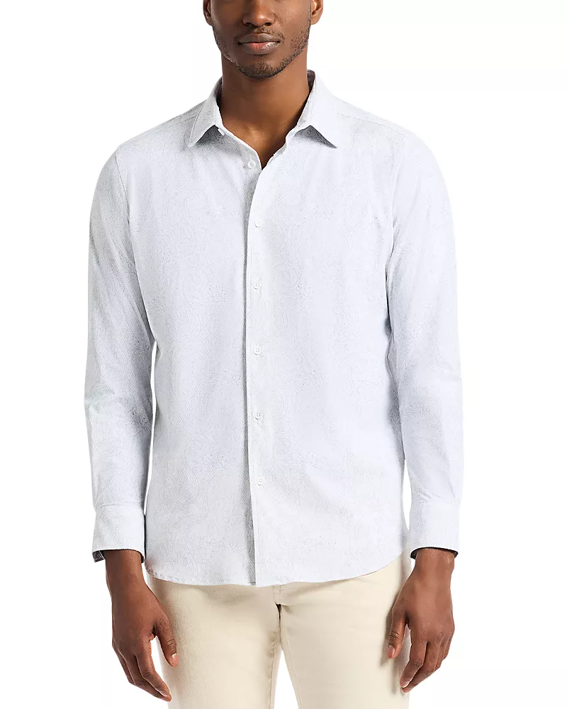 Robert Graham Thurston Knit Button Down Shirt