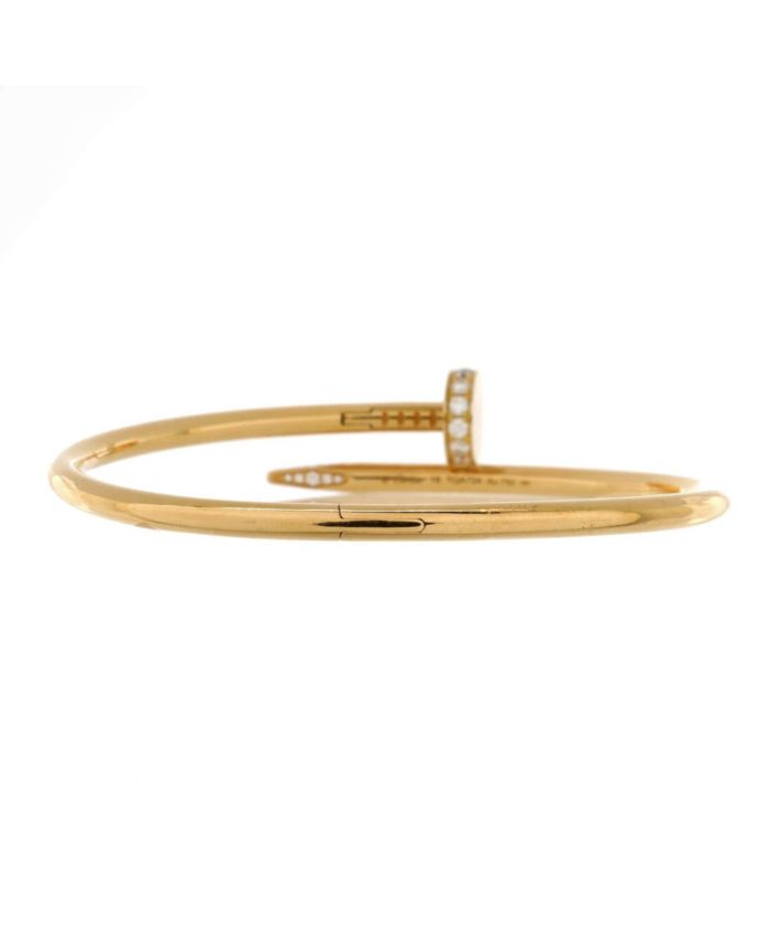 Classic Juste un Clou Bracelet 18K Gold with Diamonds