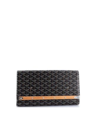 MM Monte Carlo Clutch Coated Canvas
