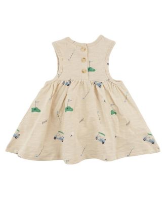 Girls' S25 Golf Print Lily Tank Dress - Little Kid