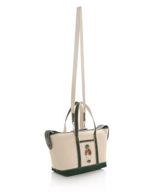Polo Bear Canvas Mini Shopper Tote