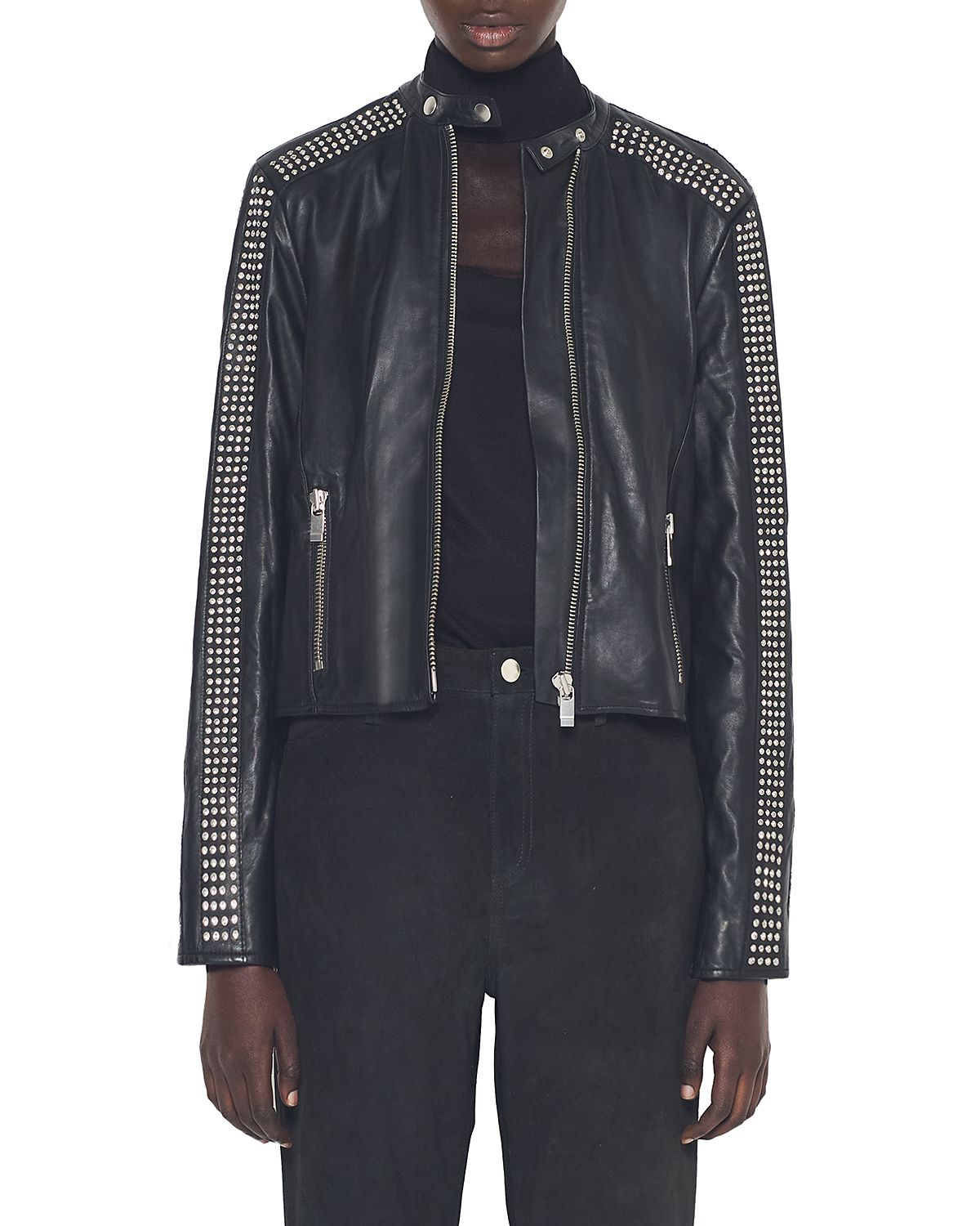 As by Df Ryder Upcycled Leather Jacket