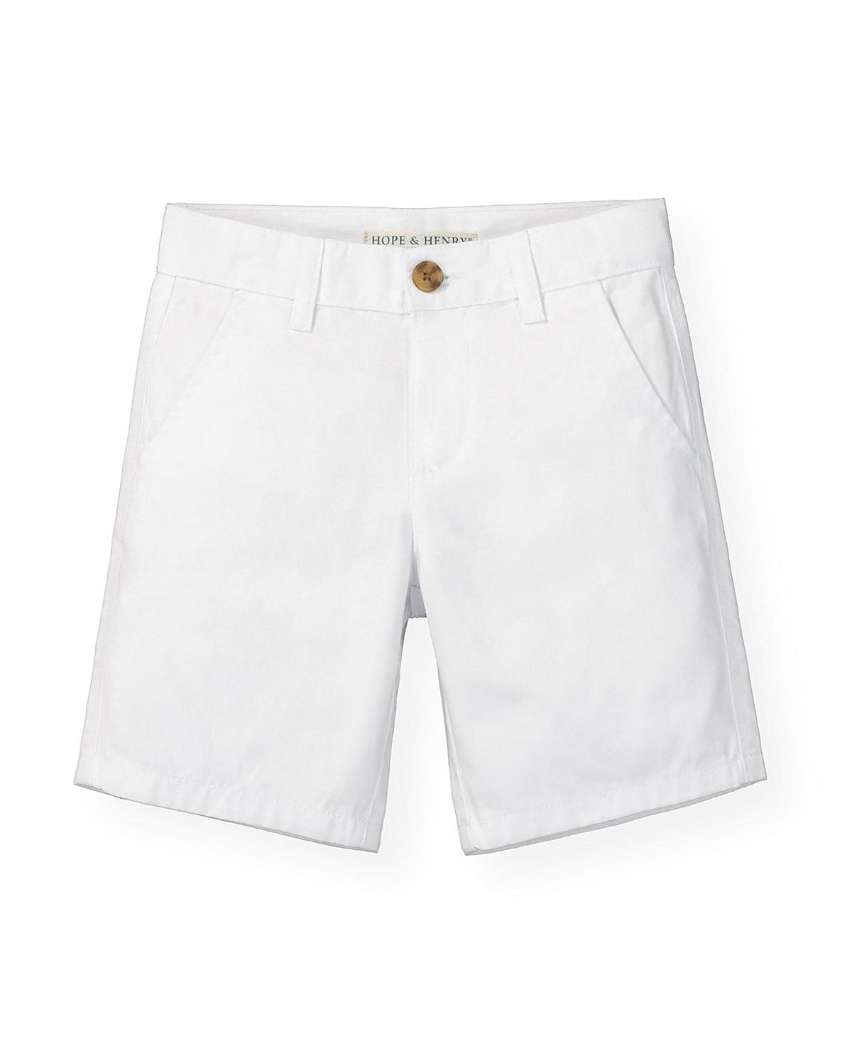 Hope & Henry Boys' Organic Uniform Stretch Chino Short - Little Kid, Big Kid