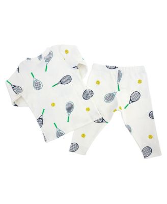 Boys' Tennis Print Two Piece Set - Baby