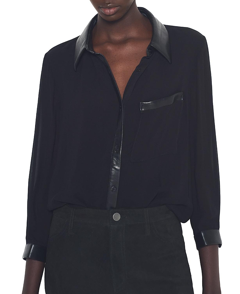 As By Df Faith Blouse In Black