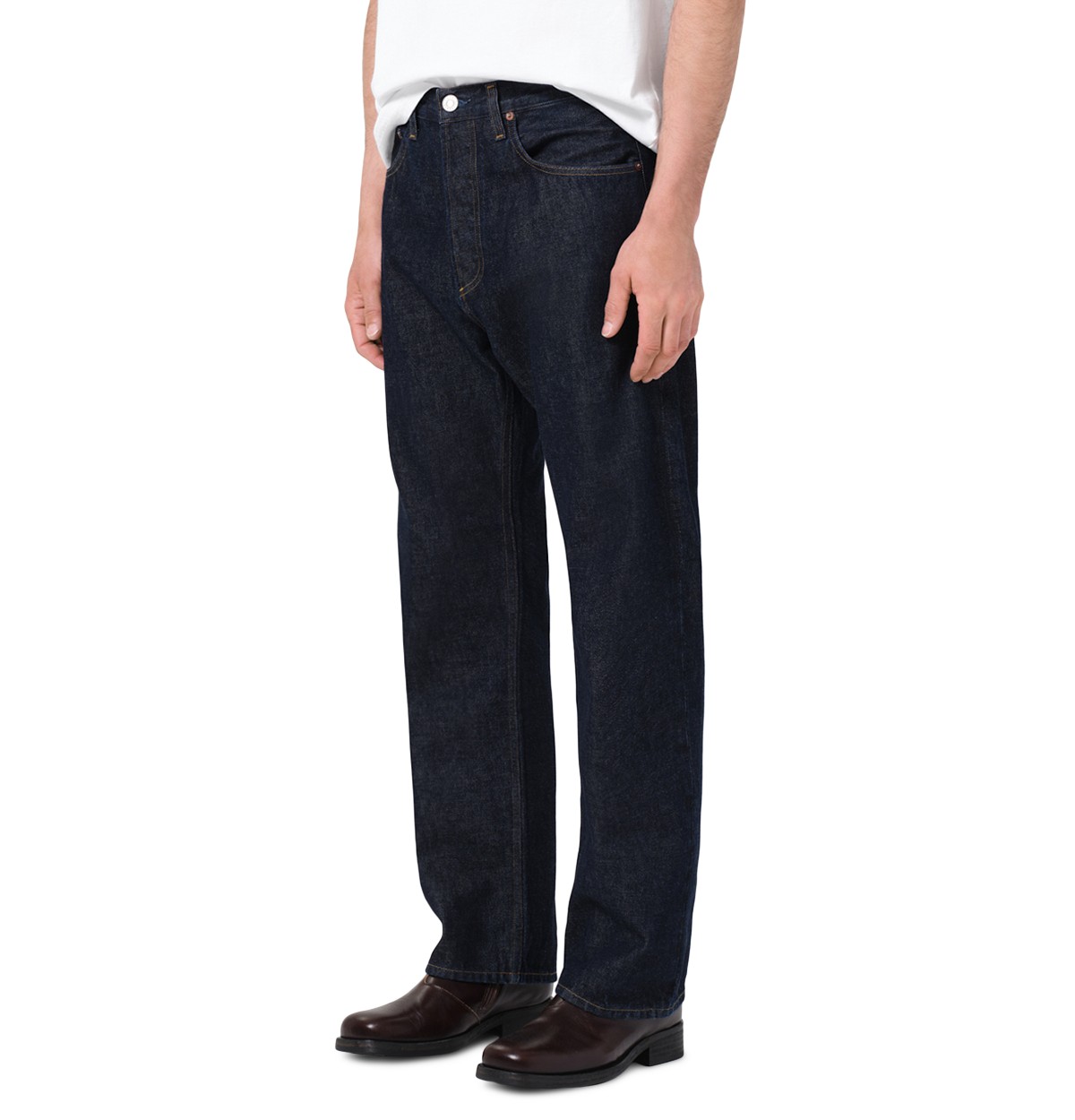 Agolde Magnus Regular Fit Jeans in Rinse Black