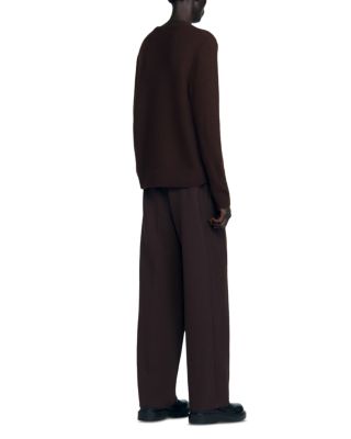 Textured Crewneck Sweater