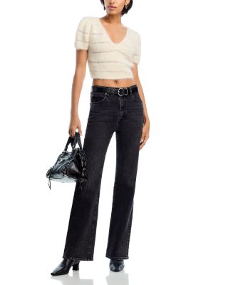 The Arrow High Rise Bootcut Jeans in Deco