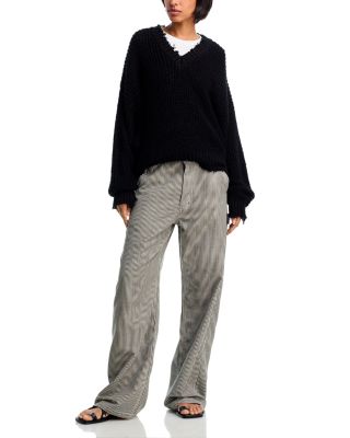 Teri High Rise Wide Leg Jeans in Railroad Gray