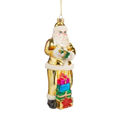Santa Popping Champagne Ornament - Exclusive