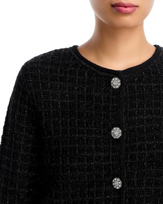 Crystal Button Cardigan Sweater - Exclusive