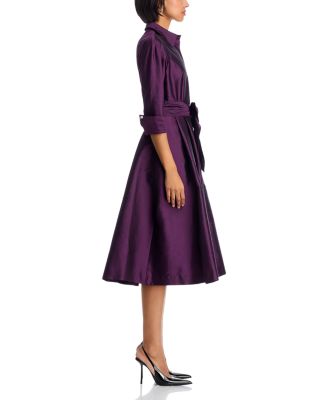 Taffeta Shirt Dress