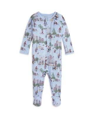 Boys' Polo Bear Cotton Footed Zip Coverall - Baby