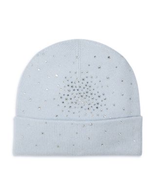 Cashmere Cuffed Jersey Knit Beanie