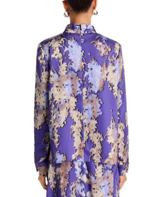 Floral Crepe de Chine Blouse