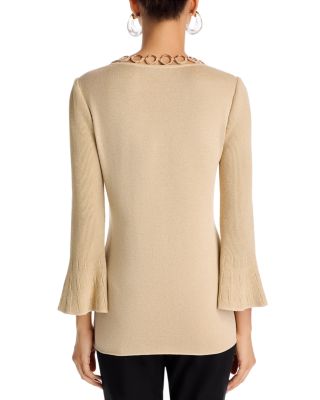 Bell Sleeve Knit Tunic