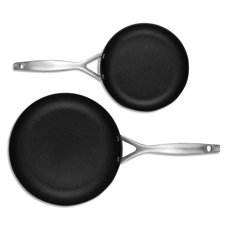 Scanpan Stratainium 8 And 10.25 Frypan Set In Black