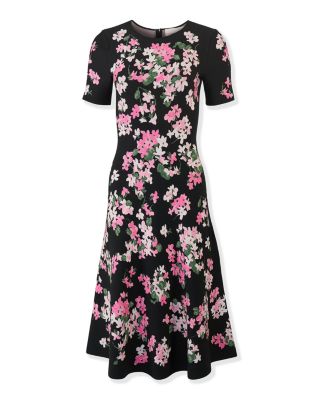 Short Sleeve Fit and Flare Dress