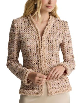  Metallic Tweed Jacket 