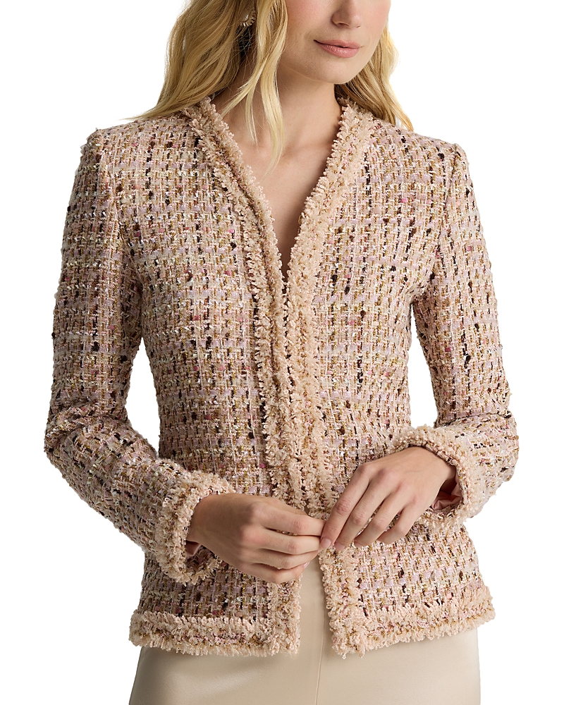 St. John Metallic Tweed Jacket