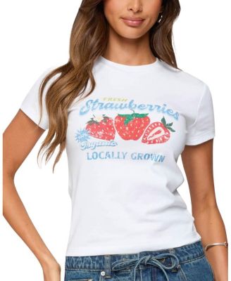 Edikted - Fresh Strawberries Graphic T Shirt